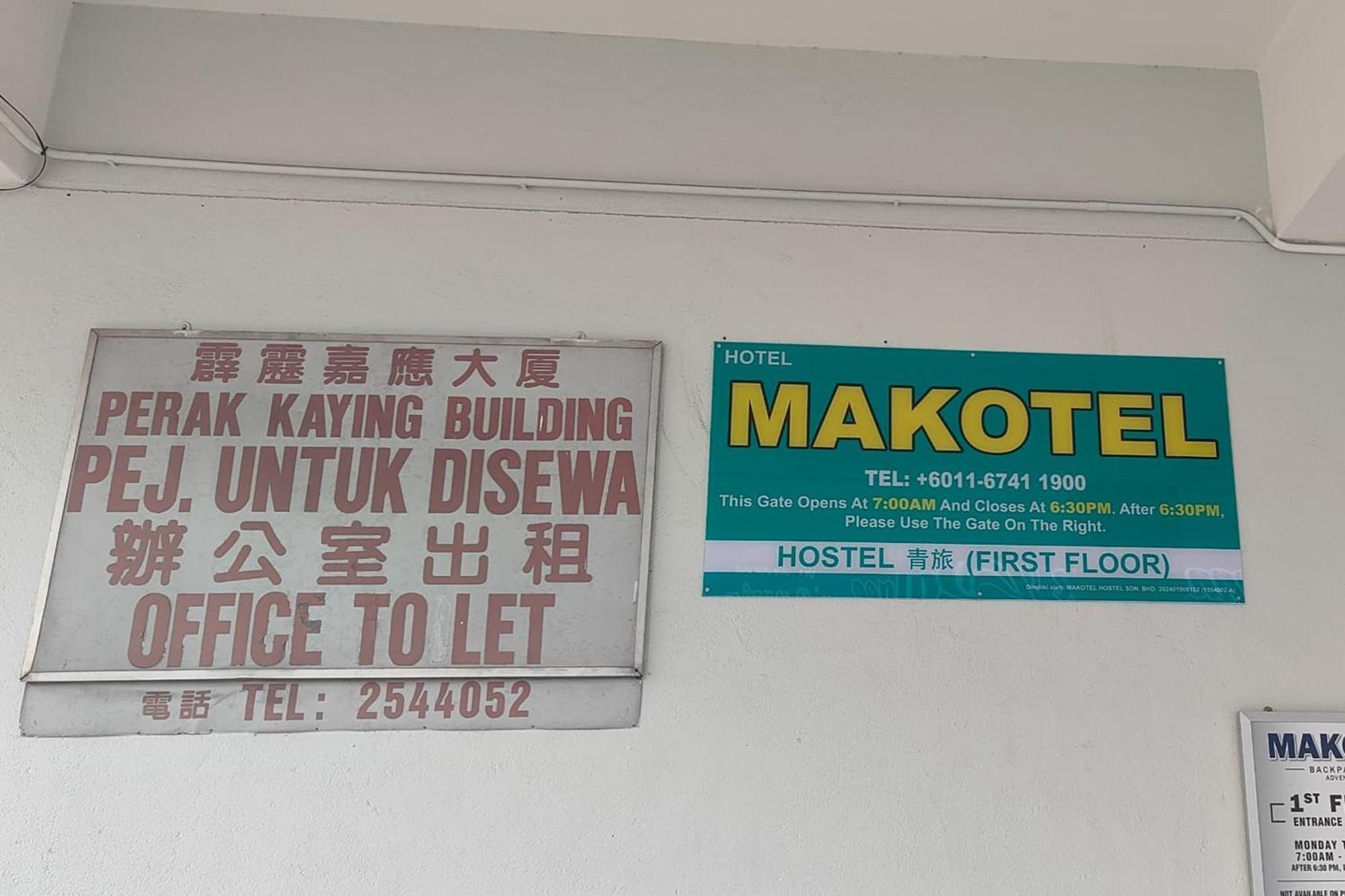 Makotel Hostel Ipoh Eksteriør billede